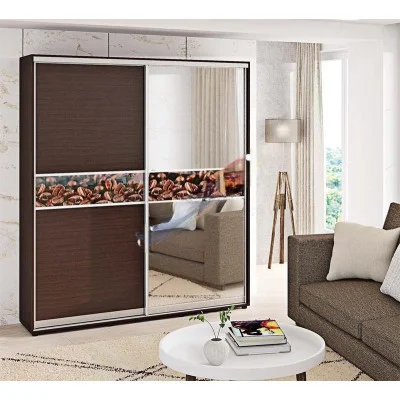 Sliding wardrobe 1.3 m "Model 2" with mirror